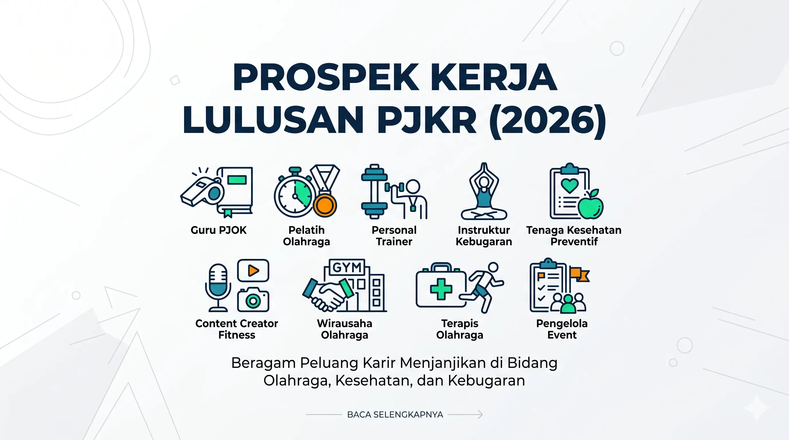 Bingung lulusan PJKR kerja apa di Jambi? Simak 9 peluang karier menjanjikan tahun 2026, mulai dari guru PJOK, pelatih profesional, hingga wirausaha olahraga.